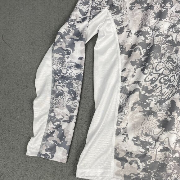 HUK Icon X Tide Change Fishing Performance Sun Shirt Whitesize Medium New - Picture 9 of 16